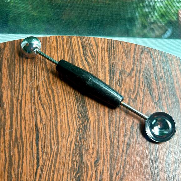 Vintage Ekco Double-Ended Melon Baller Fruit Scoop Kitchen Tool - Picture 1 of 8
